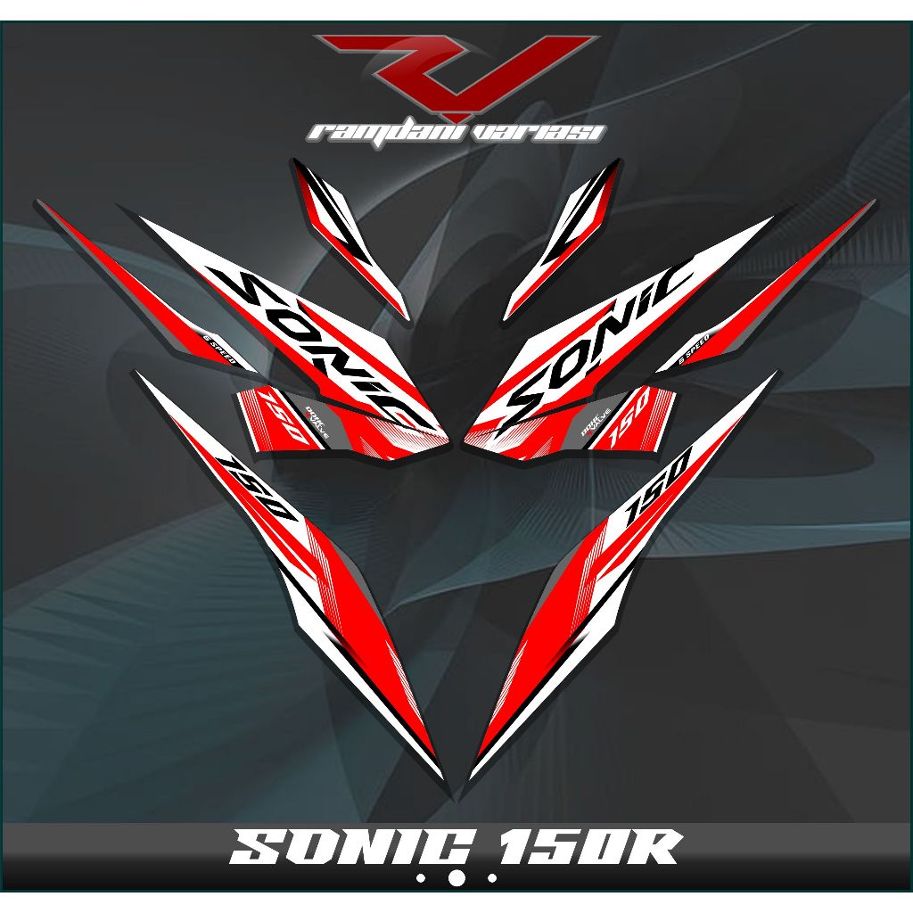 สติ๊กเกอร์ HONDA SONIC STRIPING/SONIC 150R สติ๊กเกอร์/SONIC RS150 MTF 2026