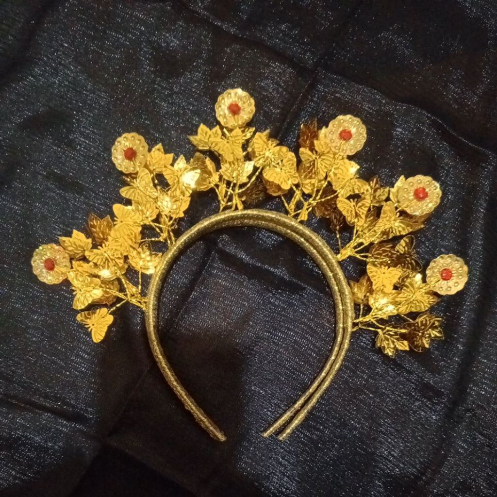 COIN FLOWER HEADBAND CROWN