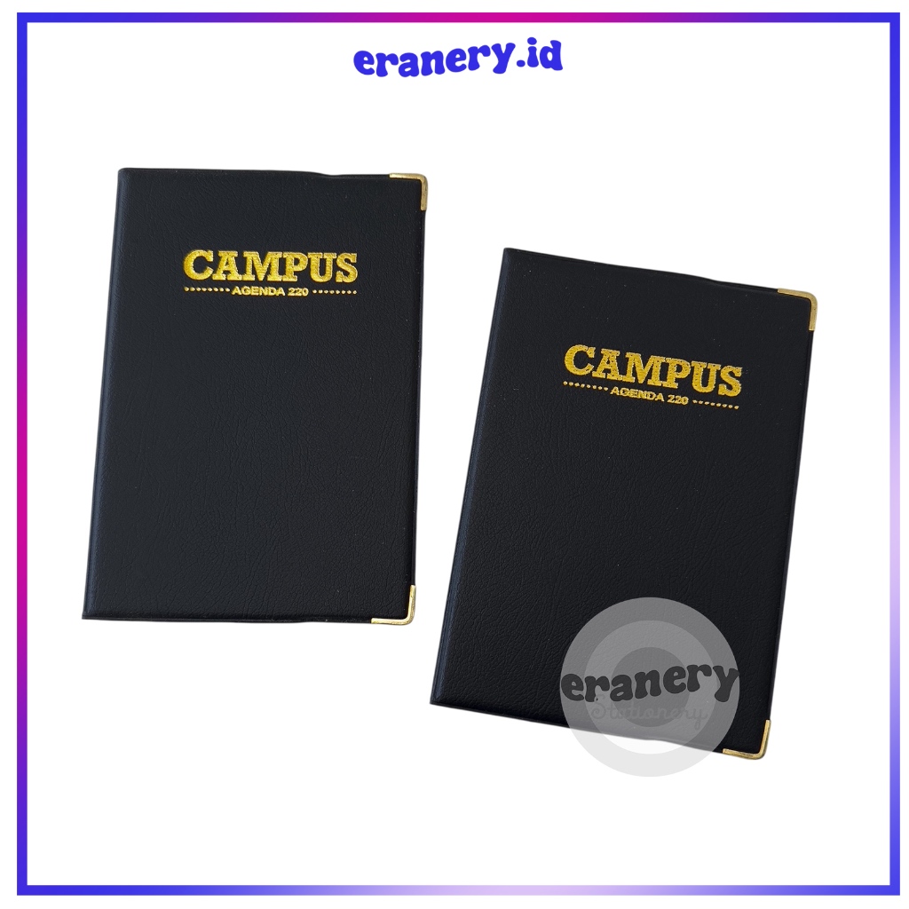 BLACK AGENDA A5 CAMPUS SK-CAMP / CAMPUS JOURNAL AGENDA BOOK