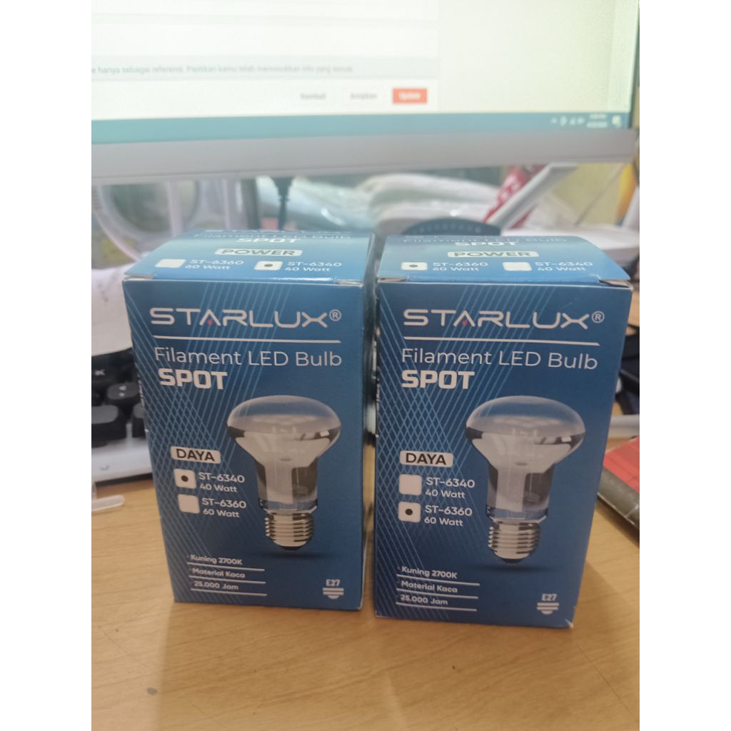 CAHAYA Starlux 40W 60W โคมไฟอุ่นไก่ เครื่องทําความร้อนด้วยแสงสีเหลือง โคมไฟเฉพาะจุด