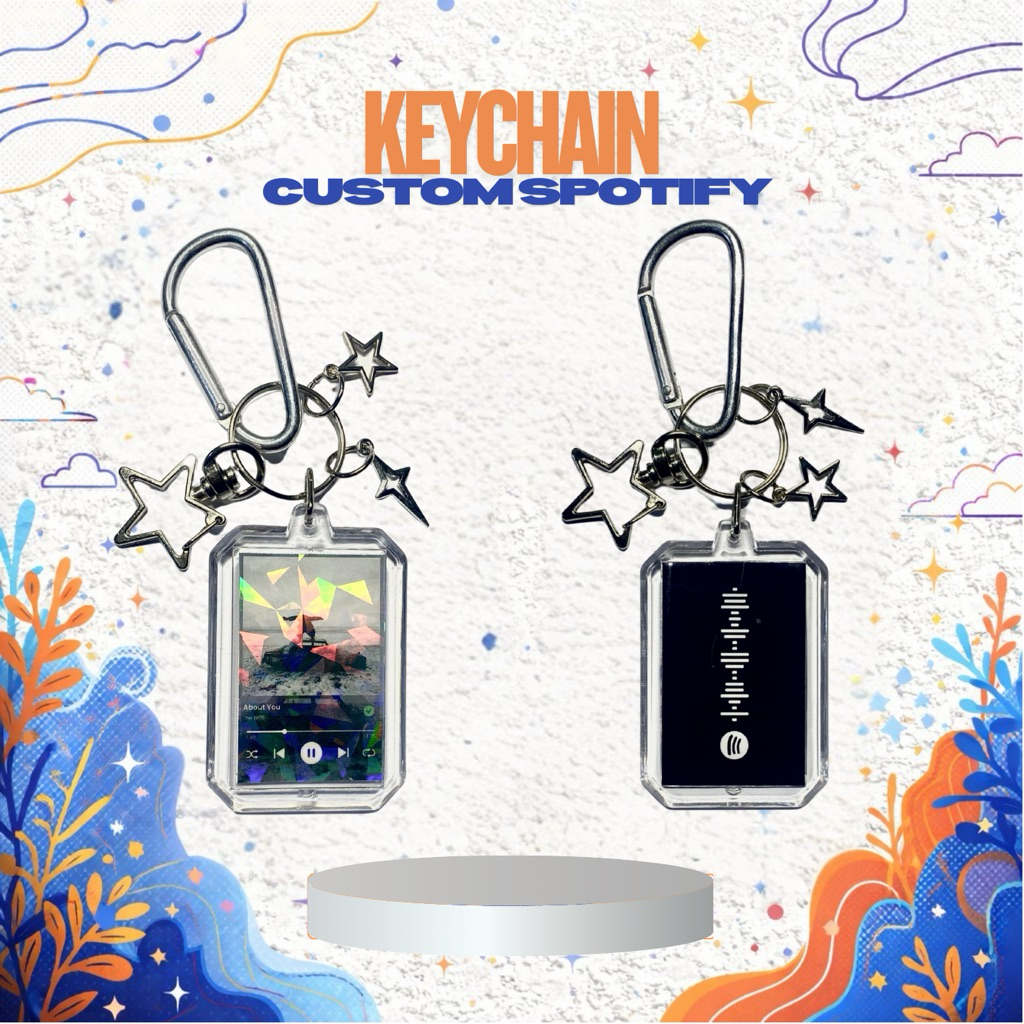 พวงกุญแจ Spotify Code Hinda Custom – อัลบั้มโปรดของคุณแบบกําหนดเอง - อะคริลิก โฮโลแกรมสุนทรียศาสตร์ 