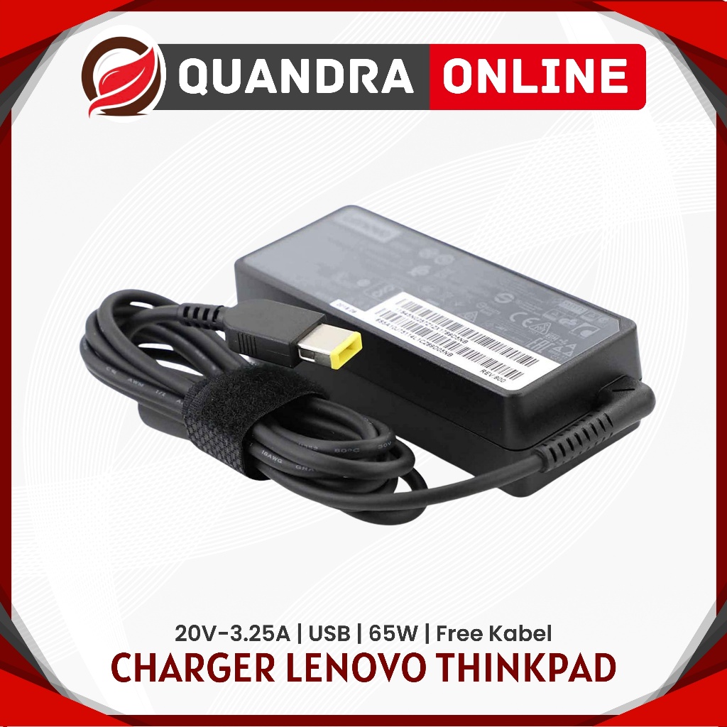 Lenovo Thinkpad L440 L450 L460 L470 L540 L560 L570 20V 3.25A อะแดปเตอร์ชาร์จแล็ปท็อป USB