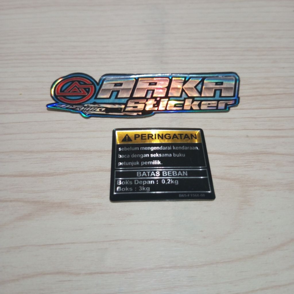 YAMAHA TIRE LIMIT WARNING EMBLEM STICKER RAISED STICKER