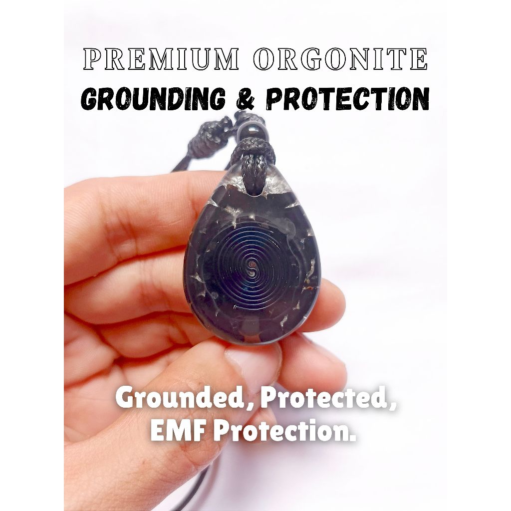 สร้อยคอพรีเมี่ยม สร้อยคอสายดิน Orgonite & การป้องกัน EMF