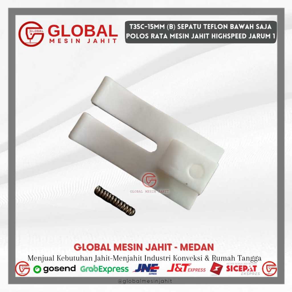 MESIN T35W-15 MM (B) SP TEFLON BOTTOM เท่านั้น THE SAME LENGTH HIGHSPEED INDUSTRAIAL SEWING MACHINE 