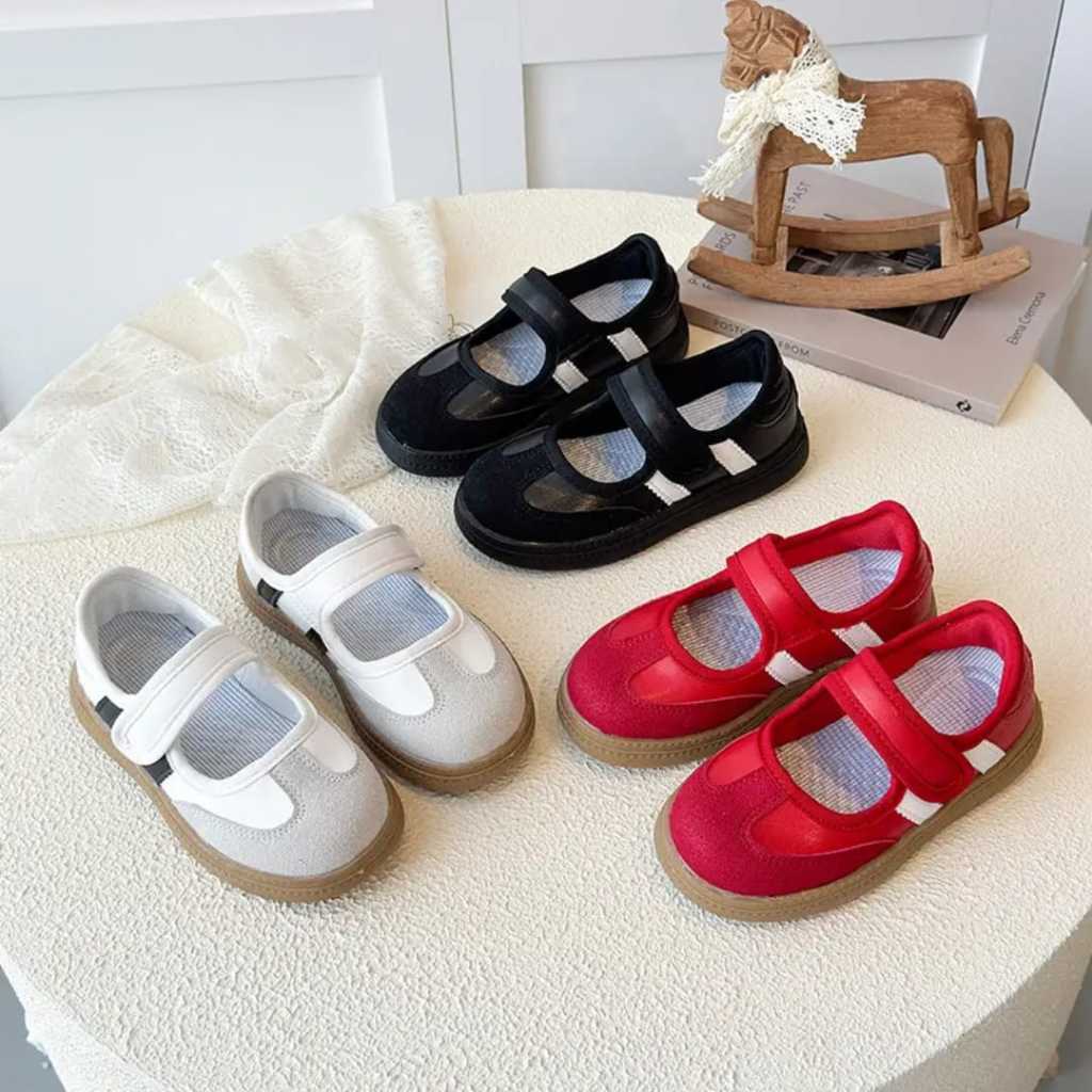 Marry Jane Kids Casual Slip On Velcro Shoes 26 - 30 MV