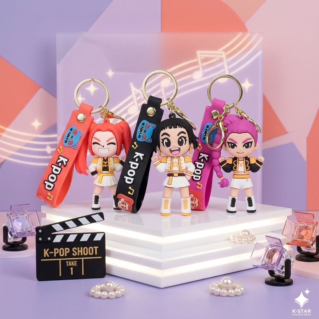 GANTUNGAN HUNTRIX KPOP DEMON HUNTER ZOEY RUMI MIRA KEY KEY CHAIN BAG CHARM BAG
