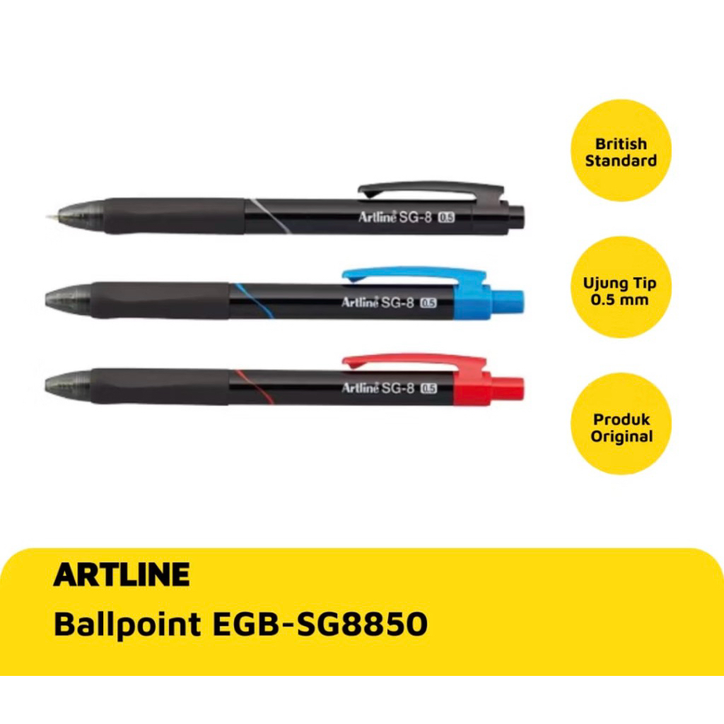 ปากกาลูกลื่น Artline EGB8850 / ปากกาลูกลื่น Artline (1 ชิ้น)