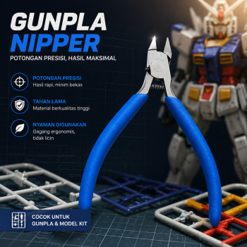 RUITOOL Gunpla Nipper Plier คีมตัดขนาดเล็กพลาสติกขอบเดี่ยว - RT12
