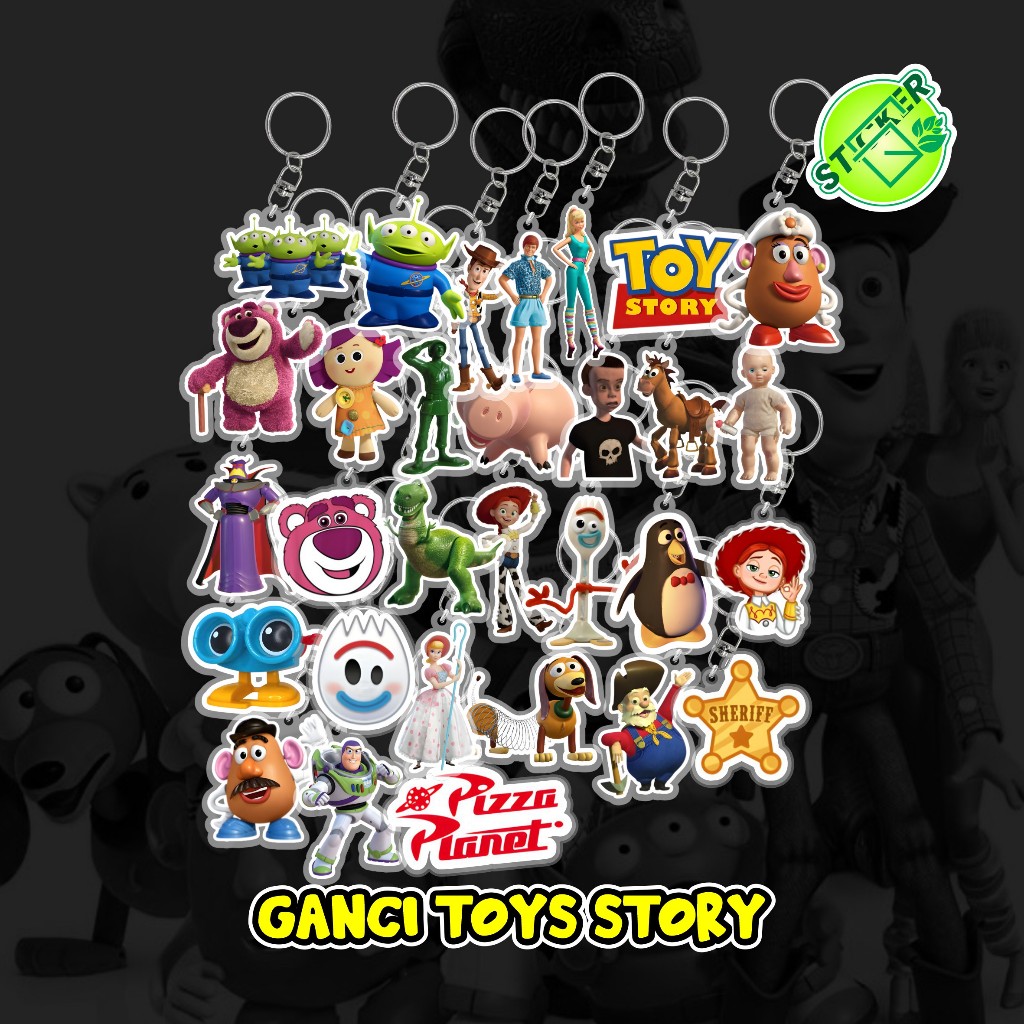 GANTUNGAN TOYS STORY KEYCHAIN WOODY JESSIE LOTSO พวงกุญแจน่ารัก