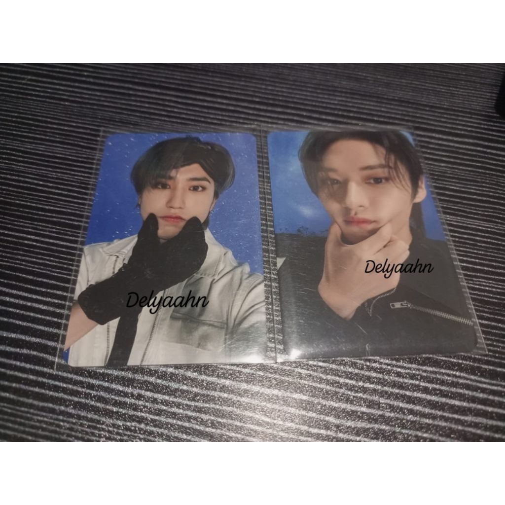 Photocard official straykids han lee fanmeet นักบินป๊อบออนไลน์ (อ่านคําอธิบาย)