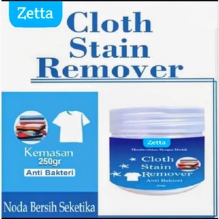 Zetta Cloth Stain Remover Serbuk Penghilang Jamur Pakaian Membandel Noda Hitam Kuning Detergen 220gr