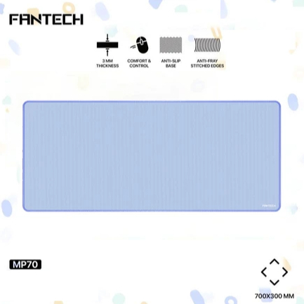 FANTECH MP70 แผ่นรองเมาส์ BASIC BLUE