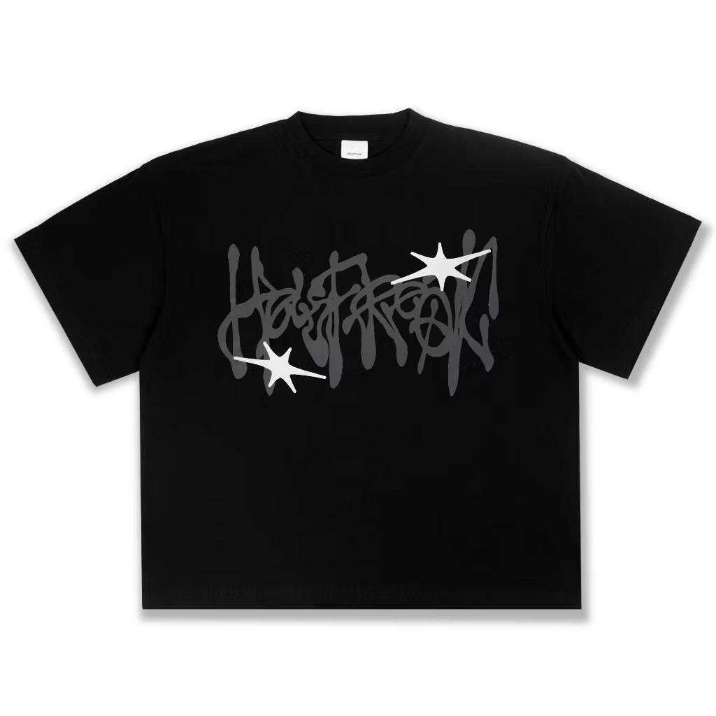 เสื้อยืด HEYFREAK - TS BOXY YOZO BLACK
