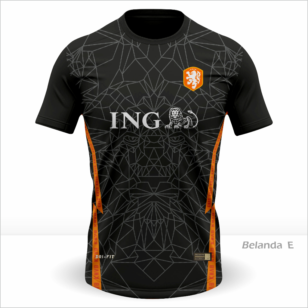 PIKNOWPIS Sport Dutch World Cup เสื้อยืดฟุตบอล