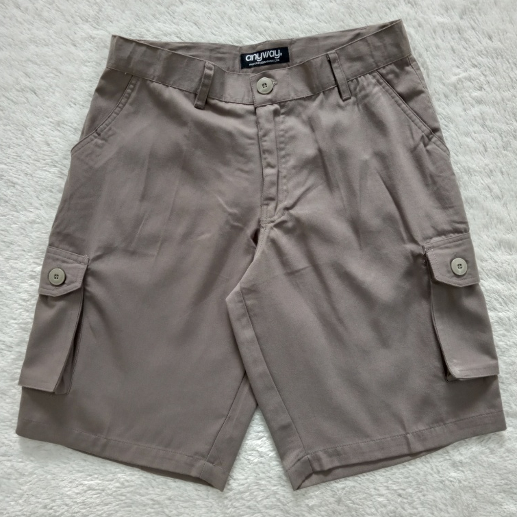 Anyway Shortpant Cargo Grey 055