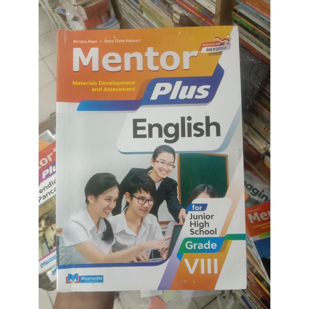 Mentor Plus English 8 SMP Merdeka Curriculum.