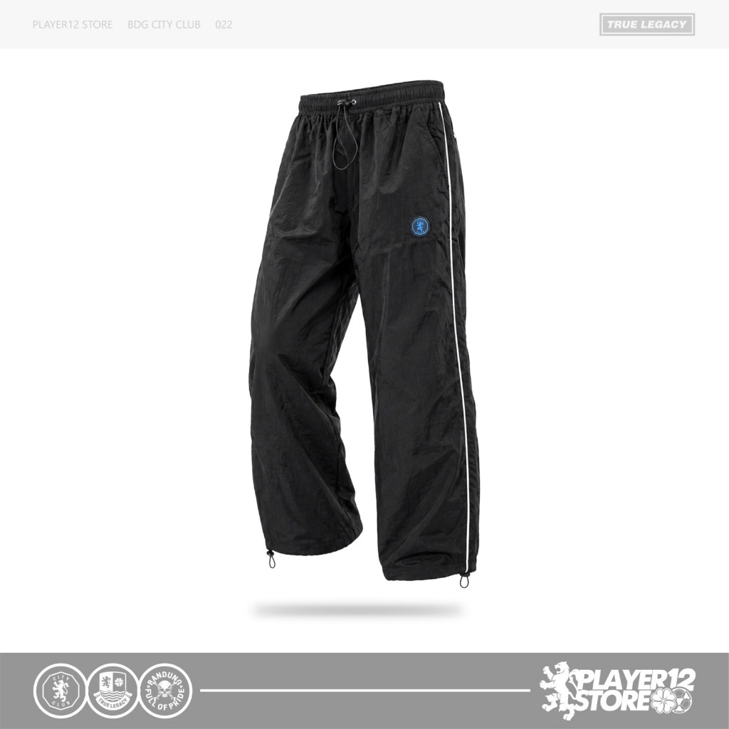 PLAYER12 LONGPANTS - SLINE - สีดํา