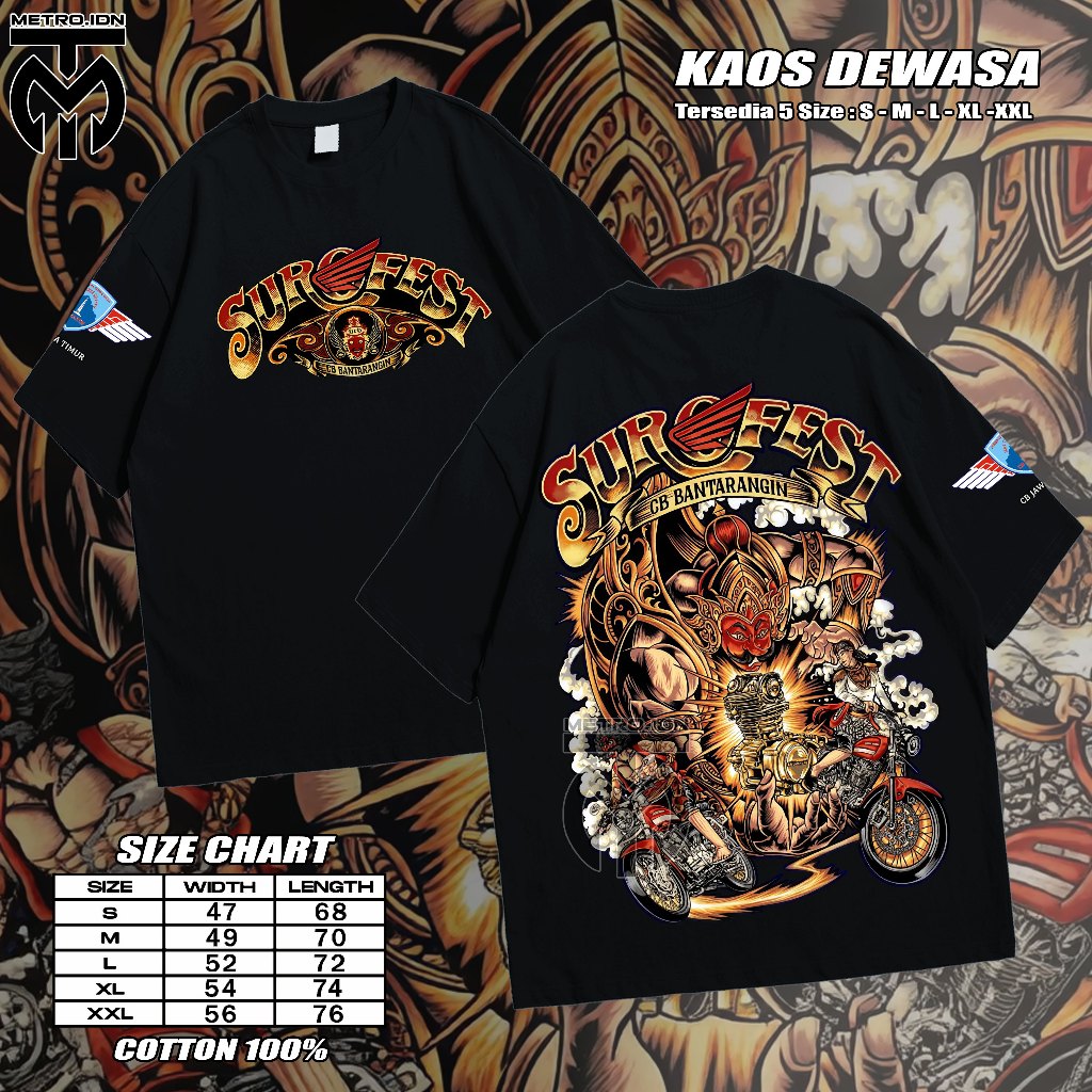 SUROFEST CB BANTAGANGIN PONOROGO EVENT เสื้อยืด 20 JUNE 2026