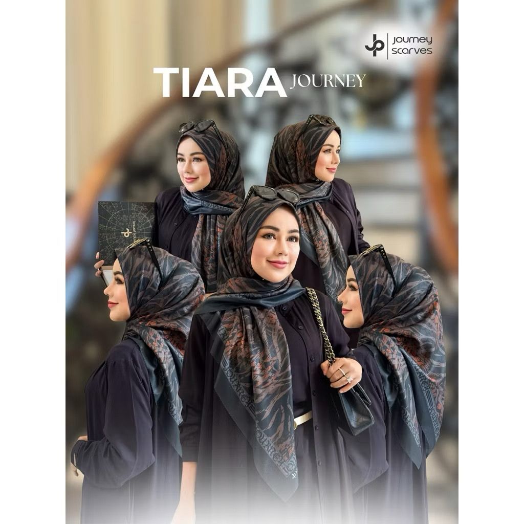 (แพ็คเกจ) SQUARE JOURNEY TIARA SERIES VUAL JOURNEY MOTIF KW HIJAB VOAL JOURNEY MOTIF