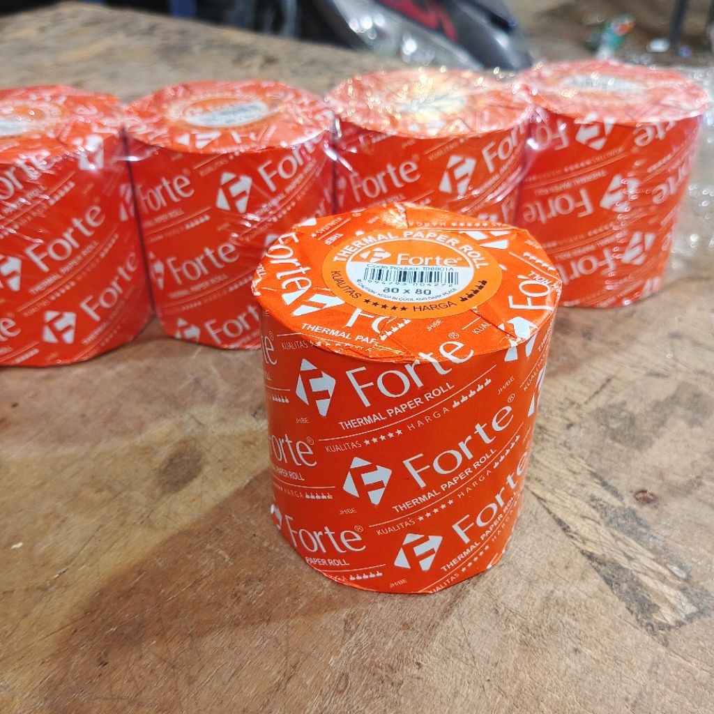 กระดาษเทอร์มอล 80x80 Forte 1 ม้วน