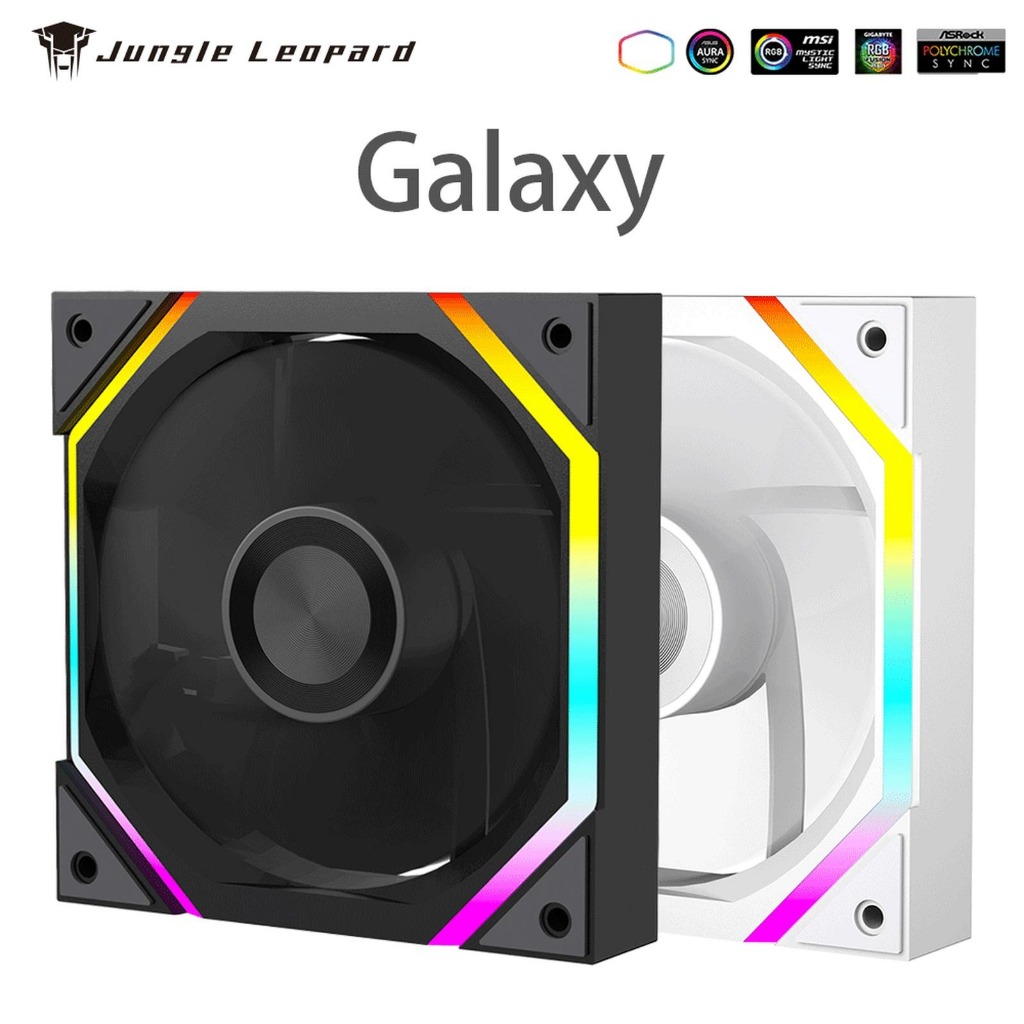 พัดลม PWM JUNGLE LEOPARD GALAXY 120 ARGB 120mm