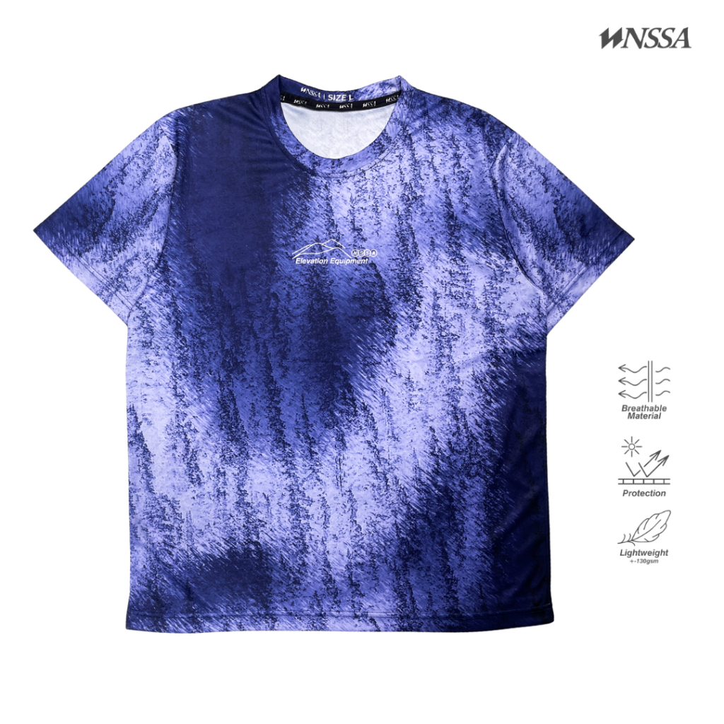 [NEW SIZE] Elevation Jersey - สีม่วง - ยาว & สั้น - เสื้อบุรุษและสตรี - เครื่องแต่งกายแห่งชาติ ABCC