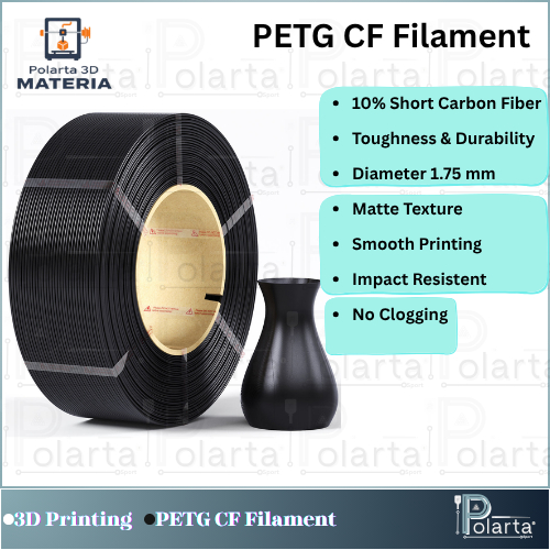 Materia PETG CF Filament (เส้นใยคาร์บอนไฟเบอร์ PETG) สําหรับเครื่องพิมพ์ 3d