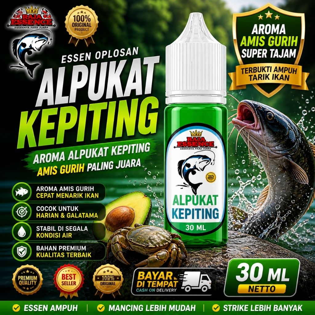 GOLDFISH ESSENCE KING 77 VARIANT (CRAB AVOCADO) สําหรับ DAILY, GALAPUNG, GALATAMA, KILOGEBRUS, COMPE