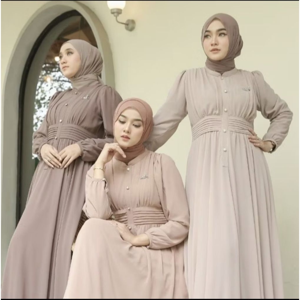 MOZA DRESS NADHEERA LUXURY, SULTAN DRESS, LUXURY DRESS, พร้อม L & XXL