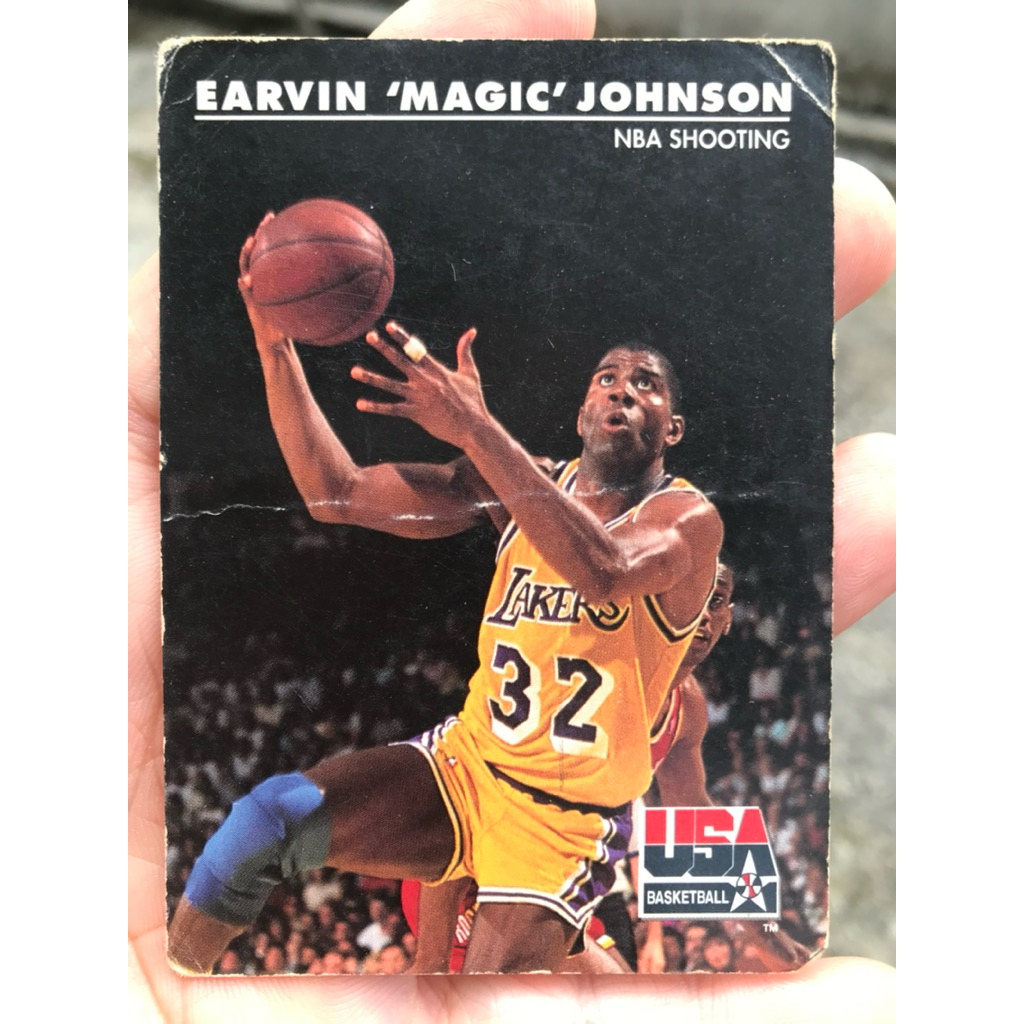MAGIC JOHNSON NBA BASKETBALL CARD 1992 USA