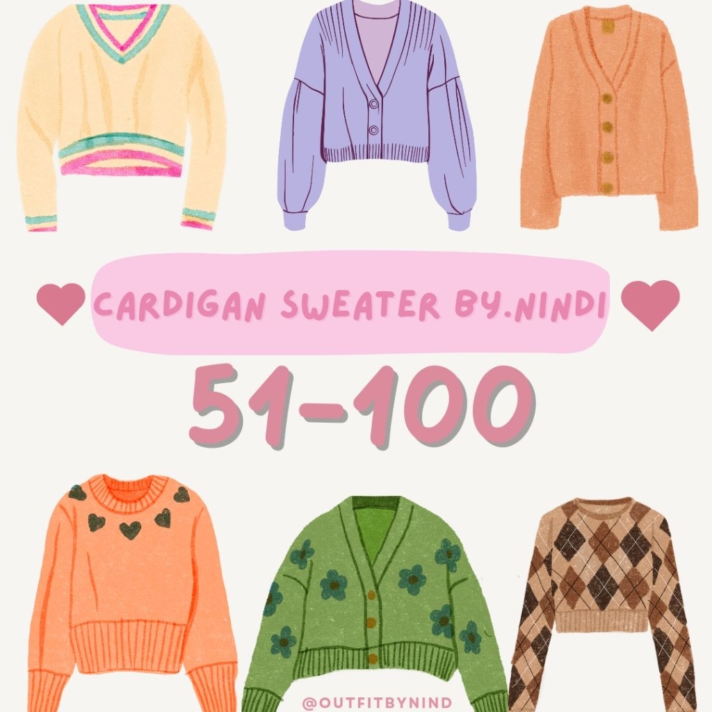 [51-100] LIVE CARDIGAN SWETER MURCE