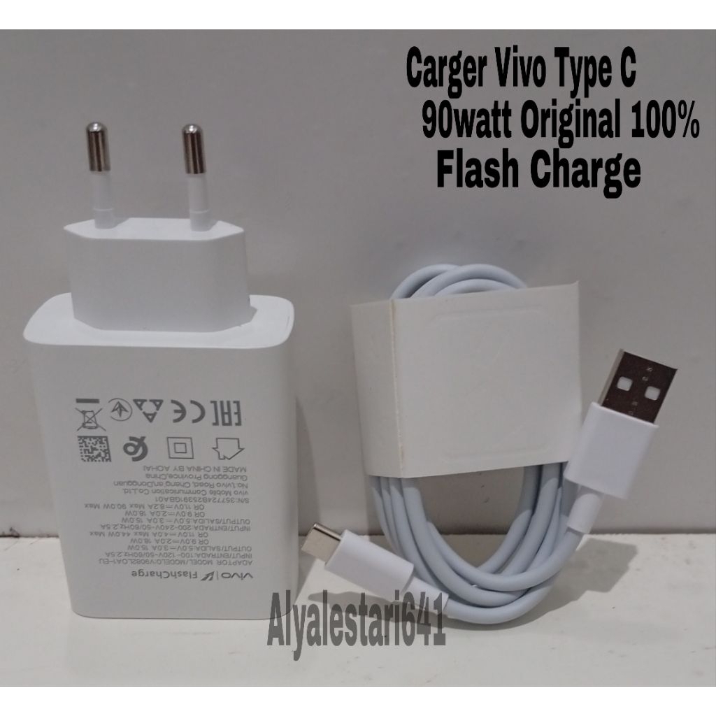 เครื่องชาร์จ Casan Vivo V70 / V70 Fe 5G ของแท้ 100% 90w Usb Type C Flash Charge 90watt Carger Type C