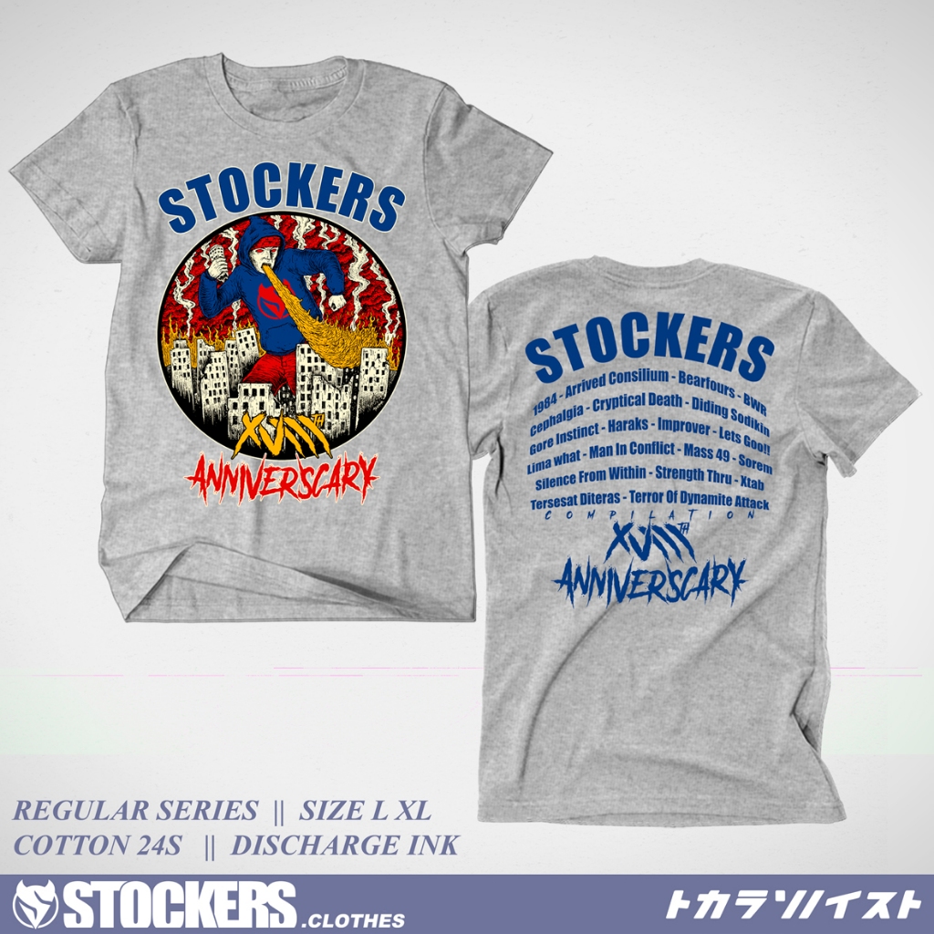 Stockers Anniversary 18th Compilation Tshirt misty