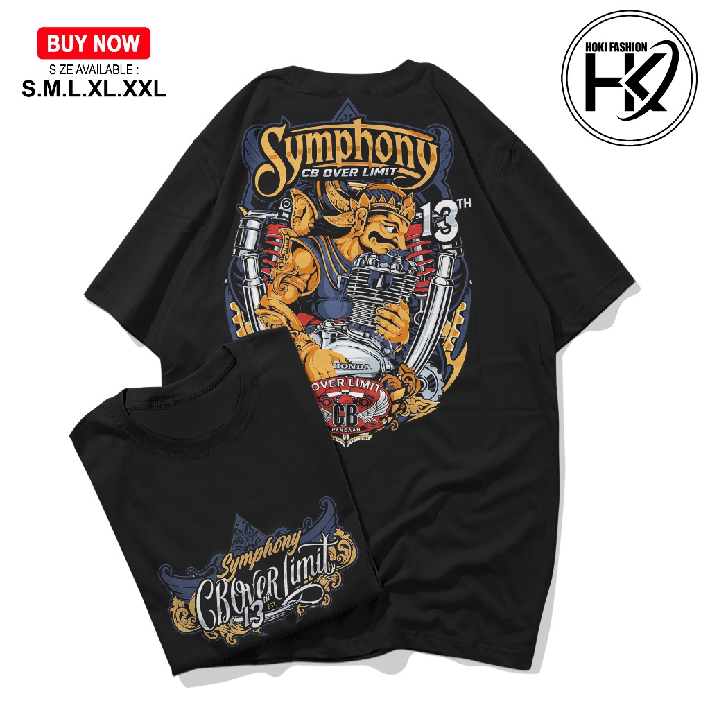 SYMPHONY EVENT เสื้อยืด 13th CB OVERLIMIT PANDAAN วันที่ 25 JULY 2026 ฟรีสติ๊กเกอร์