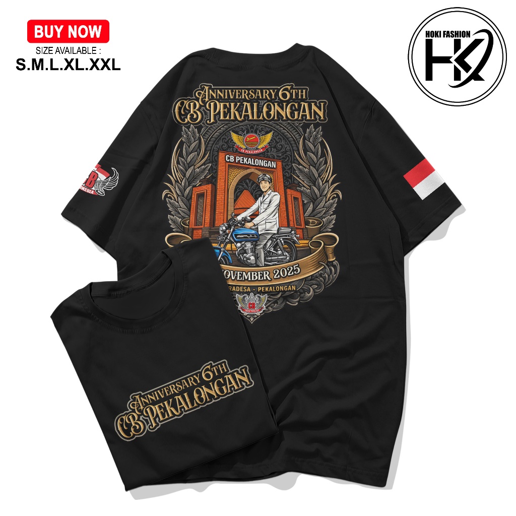 CB PEKALONGAN ANNIVERSARY EVENT T-SHIRT 6 ปี