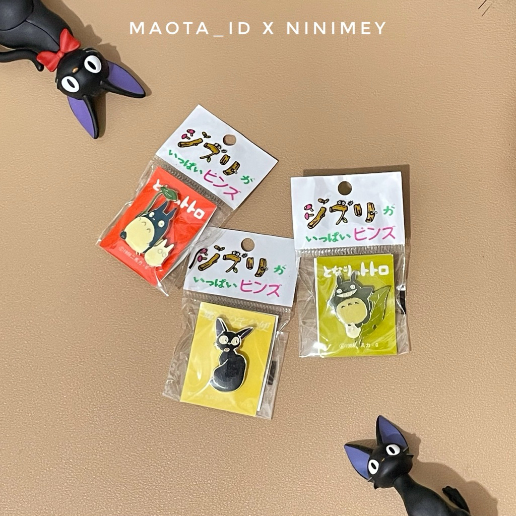 เข็มกลัดเคลือบ Studio Ghibli / Pin Ghibli / Pin Totoro