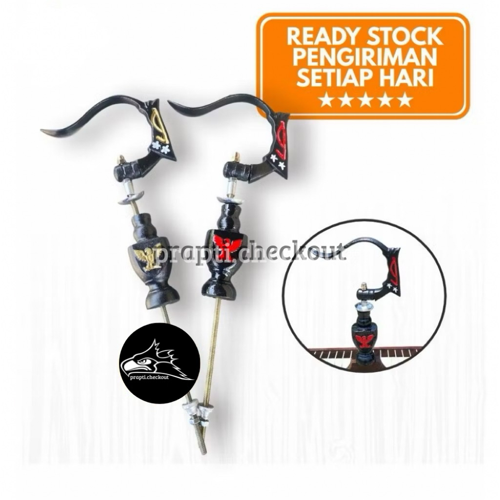 GUNDAN BATMAN STYLE SQUARE CAGE HANGERS FULL SET GARUDA PION CAGE HANGERS (อิฐสีดํา)