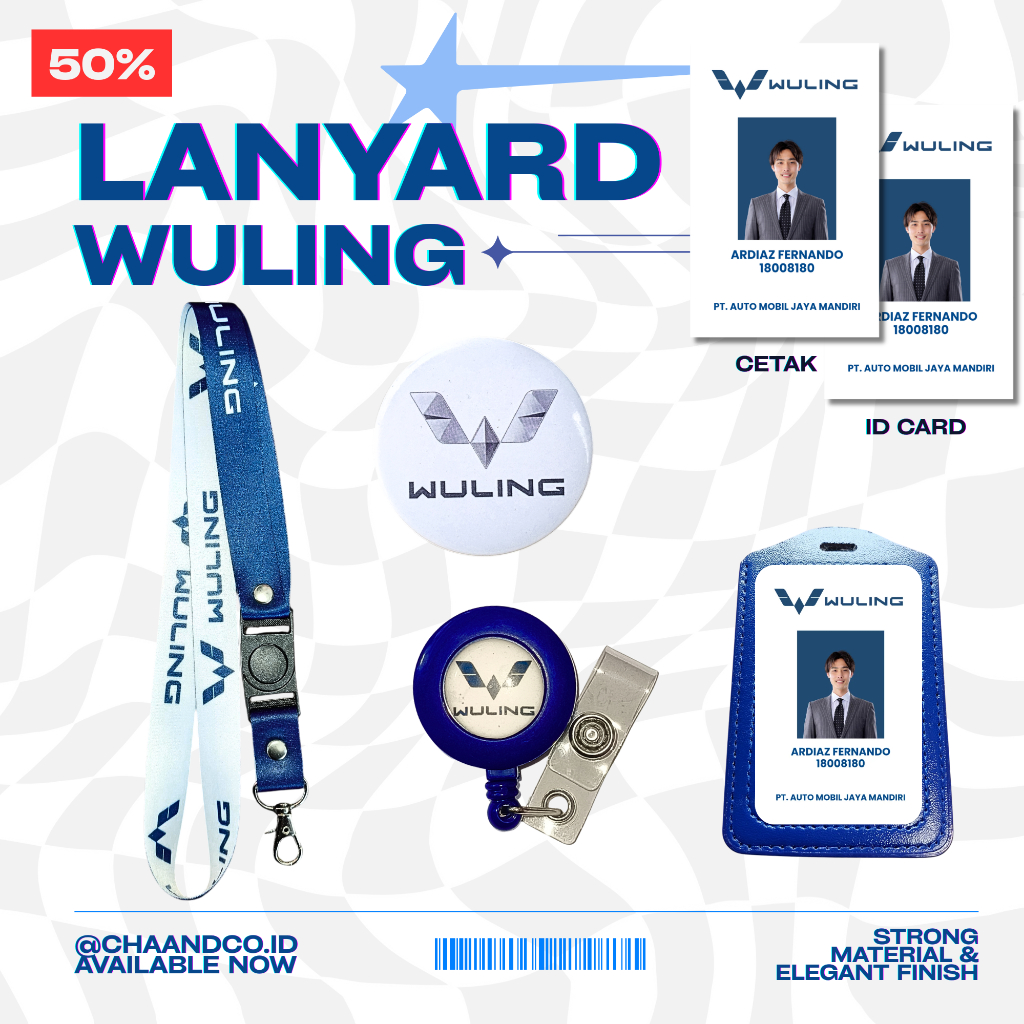 WULING LANYARD / COMPLETE SET WULING PREMIUM LANYARD - ส่งวันนี้
