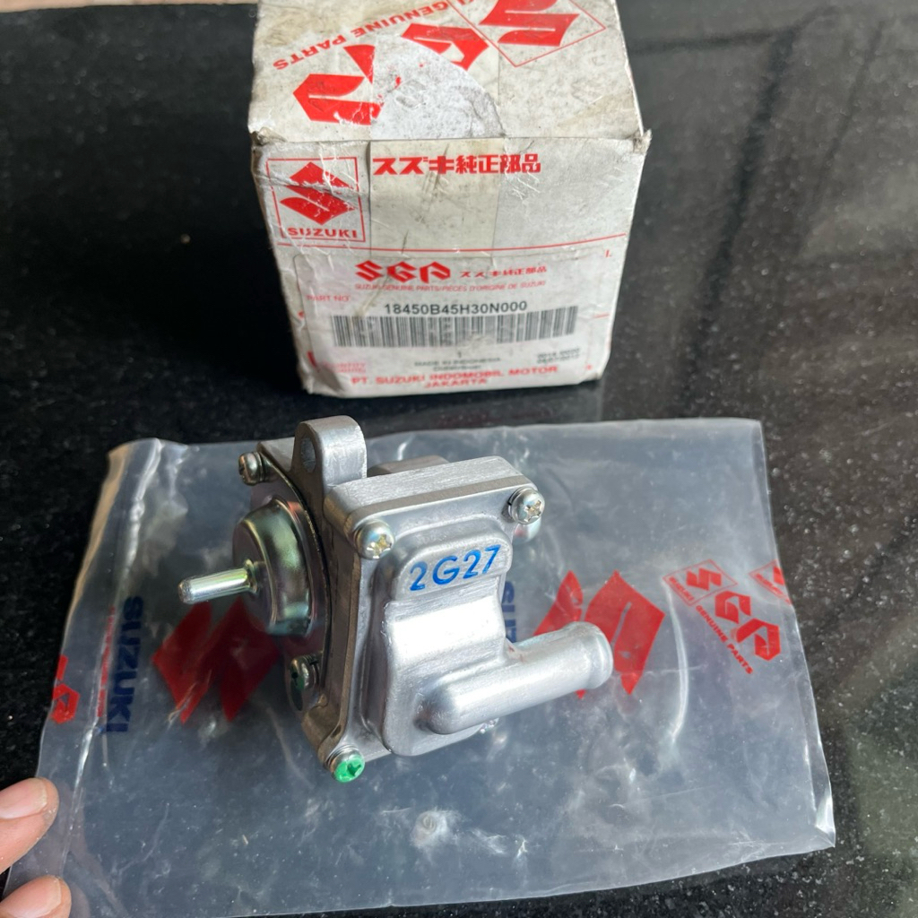 วาล์วดูดอากาศ Ais เมมเบรนไอเสียอากาศ Suzuki Smash R / New Titan original Nos 18450B45H30N000