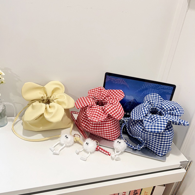Chikoisme - POSY Slingbag Womens Flower Bag Drawstring Handbag Womens Cute Korean Style Pastel