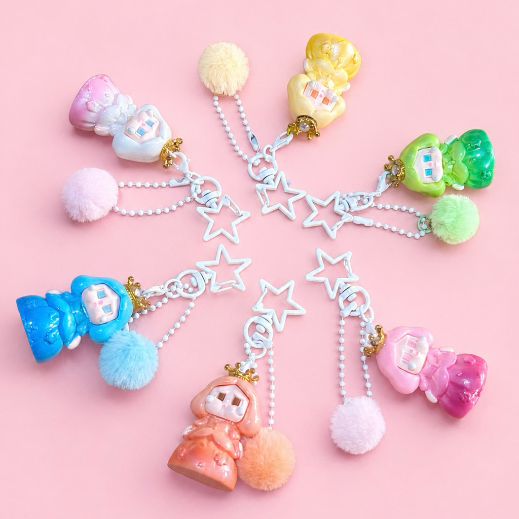 GANTUNGAN LIMITED CRY BABY KEYCHAIN PRINCESS VERSION - CRY BABY BAG CHARM FIGURE