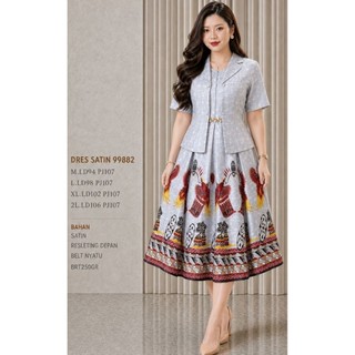 001 MAR 2L  / AB  M / HIJ M (2) FER 99882 (46213) DRESS SATIN ELEGAN MEWAH / READY / REALPICT