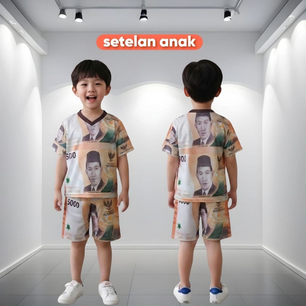 COOL AND TRENDY BOYS SUITS FULL PRINT PICTURE "Goceng"