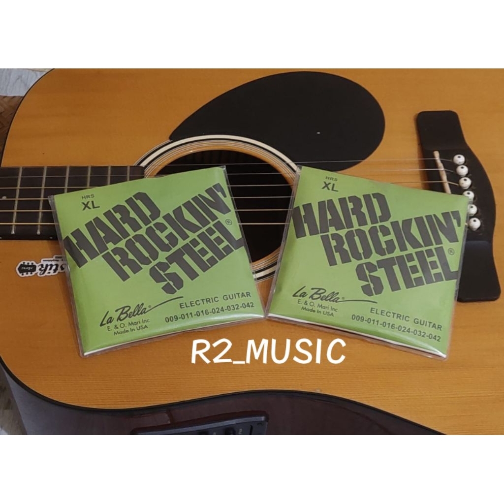 Labella Hard Rock สายกีต้าร์เหล็ก 1 ชุด - สายกีต้าร์โปร่ง Labella