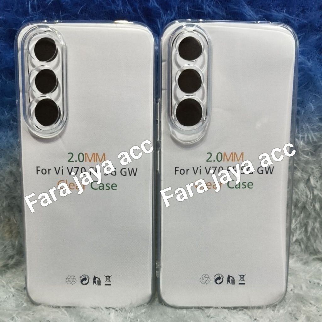 เคสนิ่ม Original Space Transparent Vivo V70 FE 5G Silicone Clear HD 2.0MM+Protec Camera (ร้าน Fara j