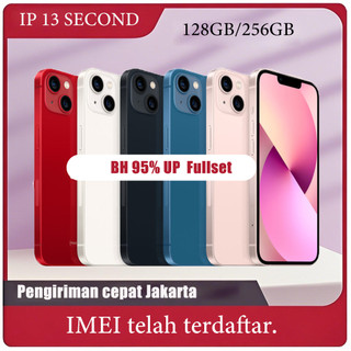 IP 13 Second Asli 128GB/256GB BH 95% UP  MULUS NORMAL FULLSET Kondisi Perfect