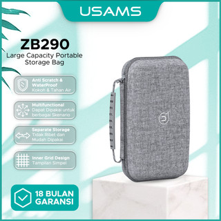 USAMS Portable Storage Tas Gadget Multifungsi for Powerbank/TWS/Organizer Cable ZB290 ZB263 ZB351