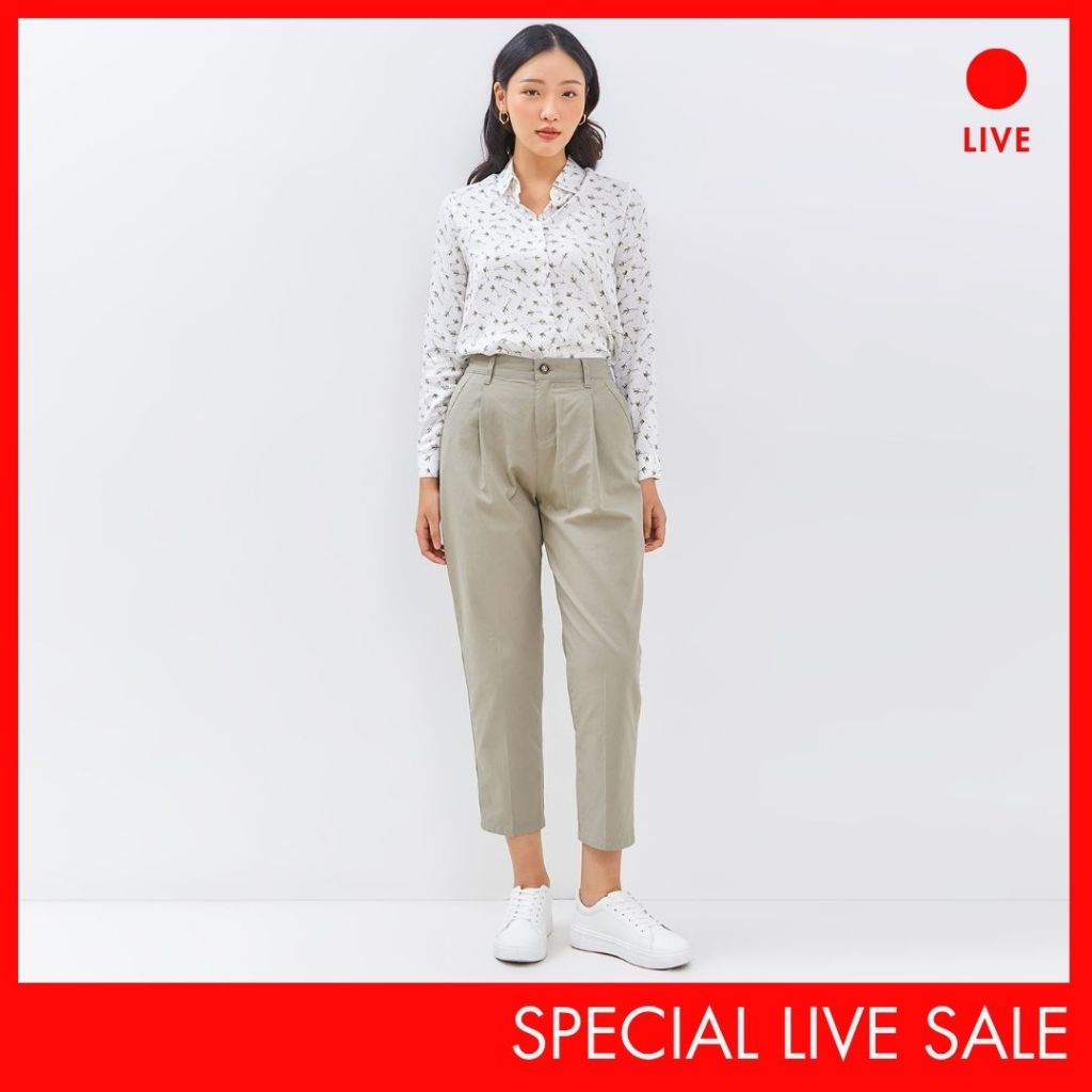 [CLEARANCE] Special Live C2 Drean Green Pants สําหรับผู้หญิง