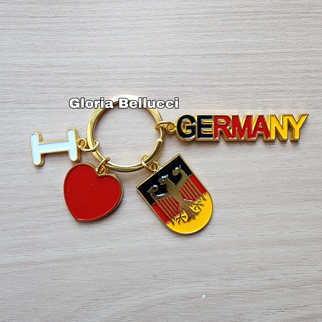 พวงกุญแจ GANTUNGAN German berlin ของที่ระลึกจากเยอรมัน Munich koln